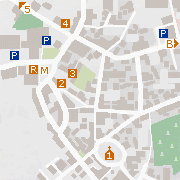 Lüneburg, Stadtplan der Sehenswürdigkeiten in Neuhaus